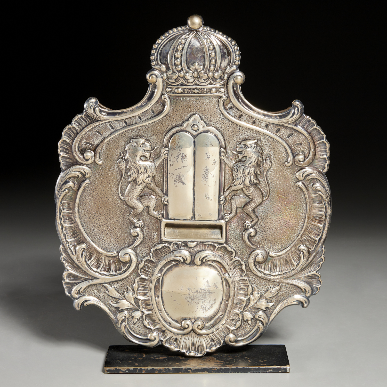 ANTIQUE AUSTRIAN 800 SILVER TORAH
