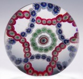 ANTIQUE BACCARAT INTERLACED TR