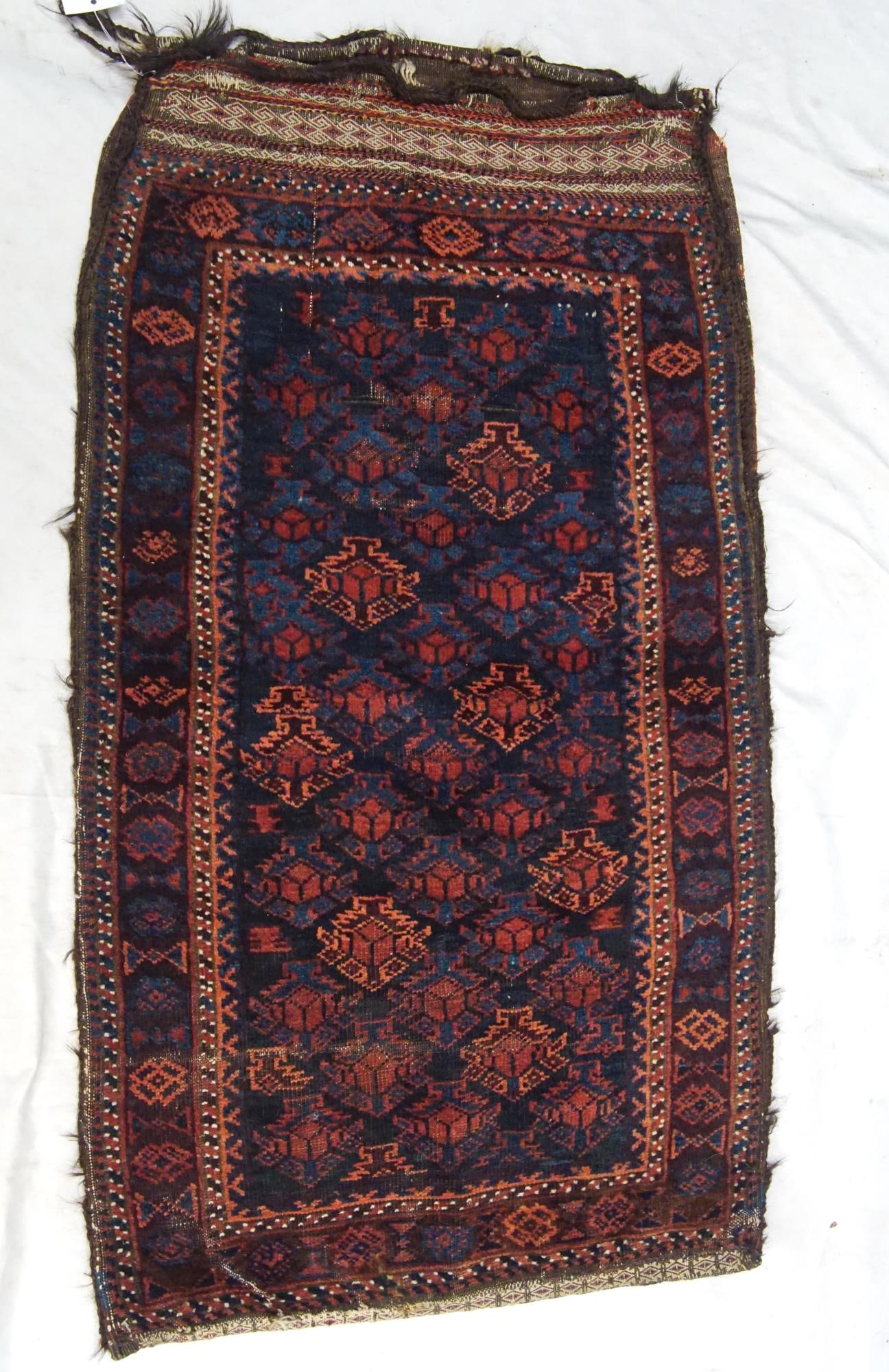 ANTIQUE BALUCH WOOL PILE TRIBAL