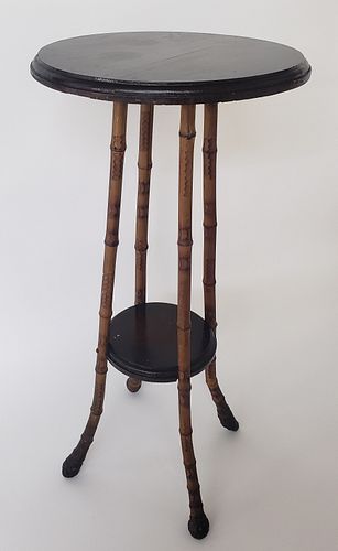 ANTIQUE BAMBOO TWO-TIER PLANT
