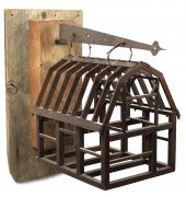 ANTIQUE BARN FRAME TRADE SIGN.