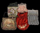 ANTIQUE BEADED, EMBROIDERED AN