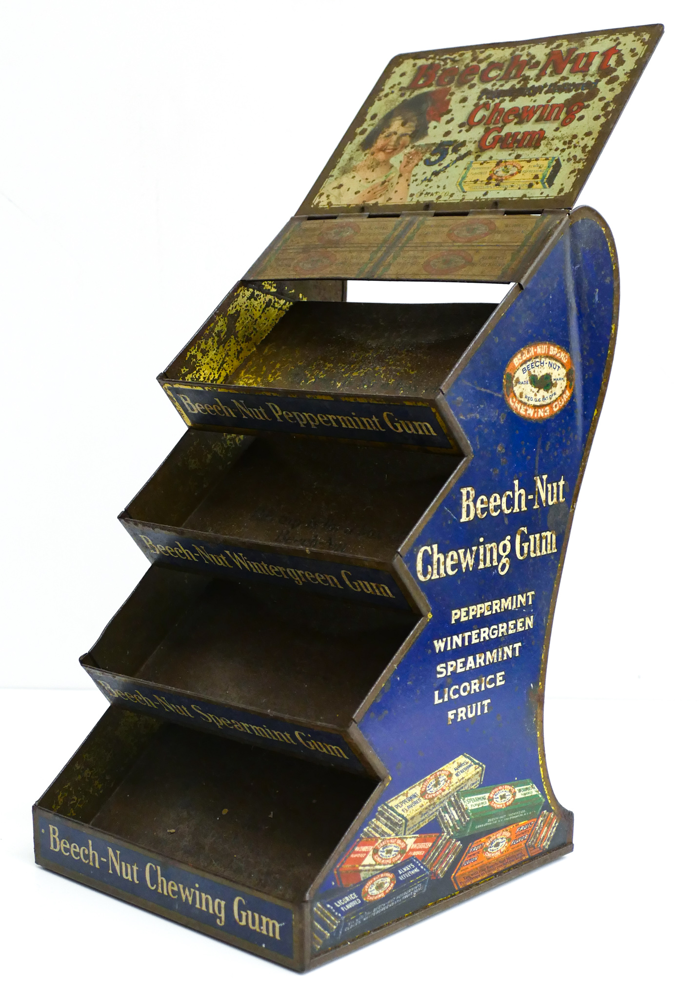 Antique Beech-Nut Chewing Gum Tin