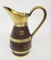 ANTIQUE BELGIAN BRASS BOUND OA
