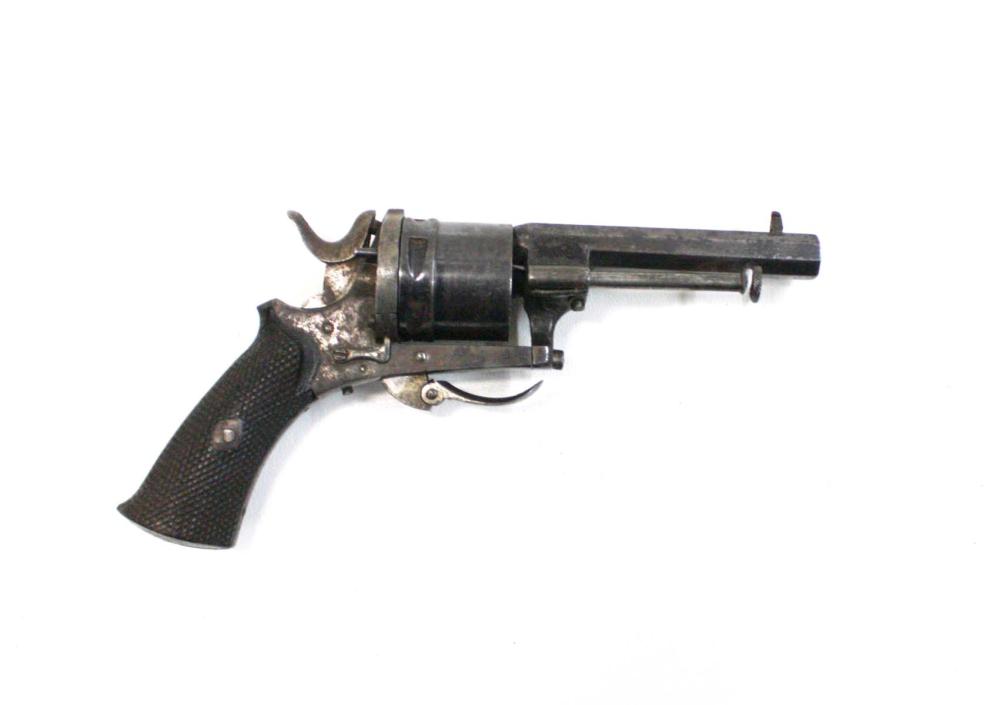 ANTIQUE BELGIAN DOUBLE ACTION
