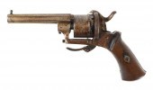 ANTIQUE BELGIAN PINFIRE REVOLV