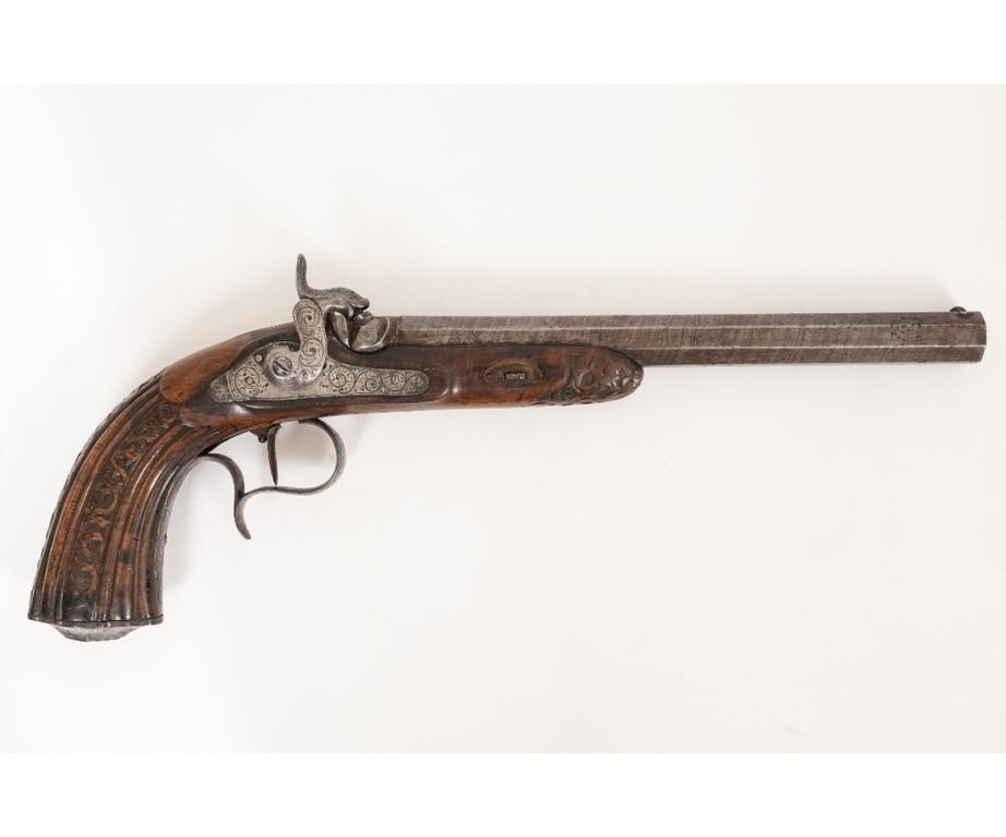 Antique Belgium percussion pistol