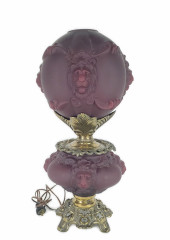 ANTIQUE BELLE EPOQUE RUBY GLAS