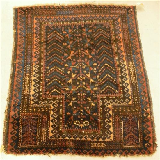 Antique Beluchistan prayer rug 