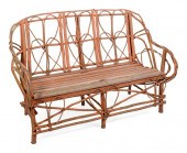 ANTIQUE BENTWOOD SETTEE LATE 1