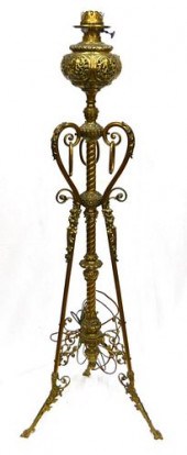 ANTIQUE BH DUPLEX TORCHIERE GI