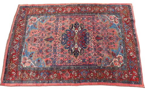 ANTIQUE BIDJAR SCATTER RUGFine