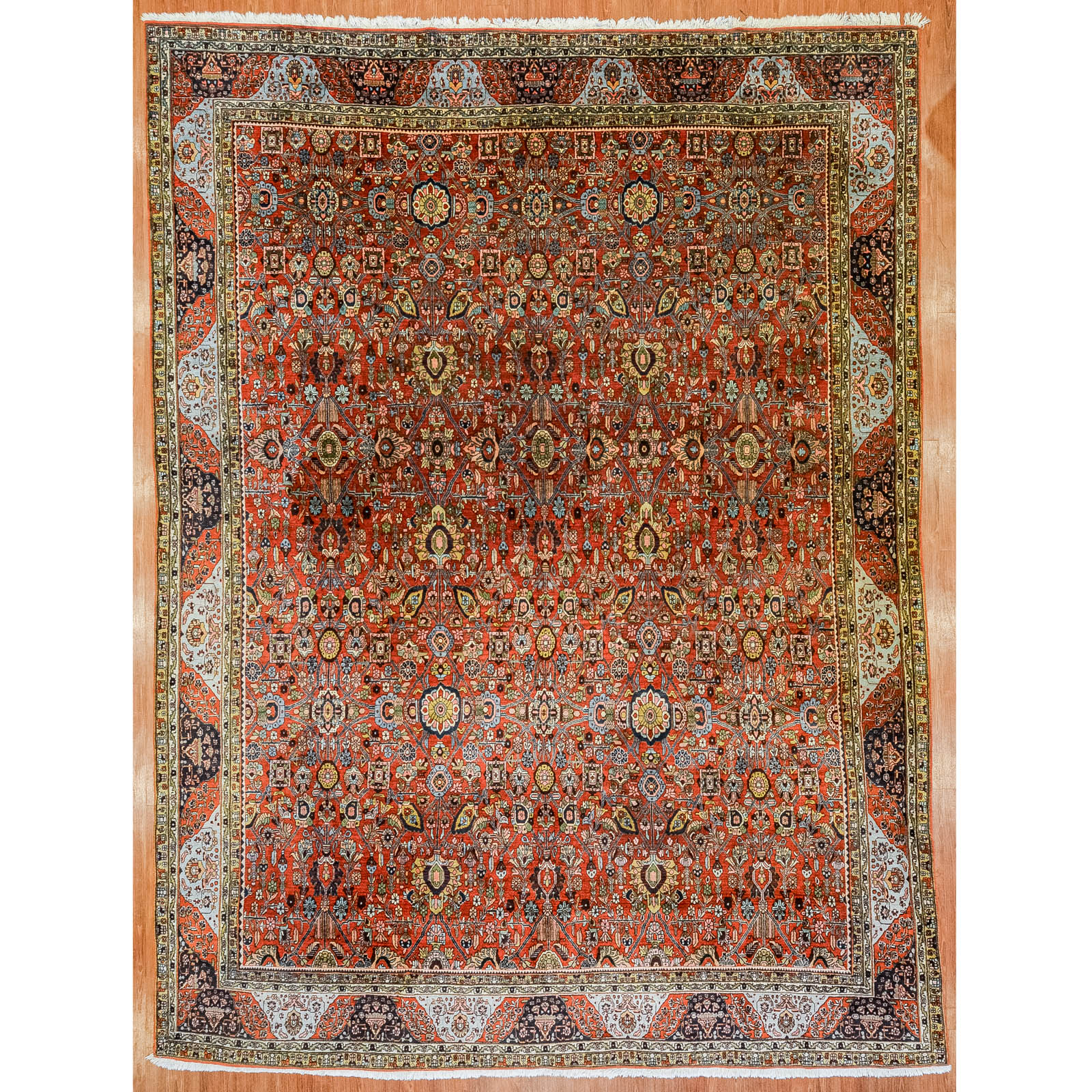 ANTIQUE BIJAR CARPET, PERSIA, 9.9 X