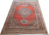ANTIQUE BIJAR RUG, 14' X 9'3"A
