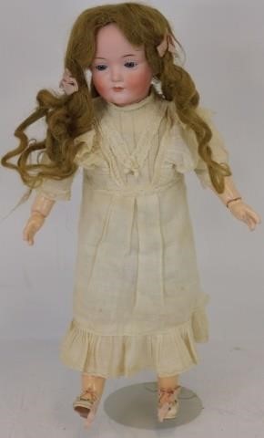 ANTIQUE BISQUE HEAD DOLL, KLEY &