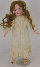 ANTIQUE BISQUE HEAD DOLL, KLEY