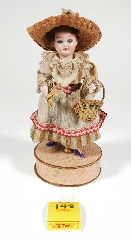 ANTIQUE BISQUE HEAD GERMAN DOLL