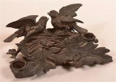 ANTIQUE BLACK FOREST INKSTAND.