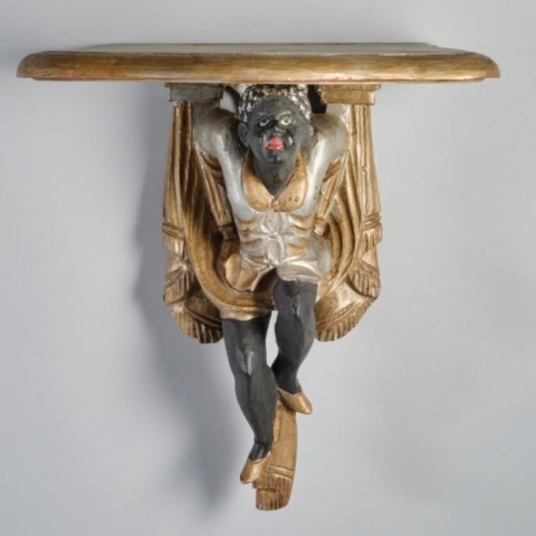 ANTIQUE BLACKAMOOR WALL