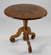 ANTIQUE BLONDE MAHOGANY NAUTIC