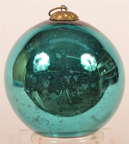 ANTIQUE BLOWN GLASS BALL FORM