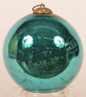 ANTIQUE BLOWN GLASS BALL FORM
