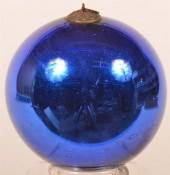 ANTIQUE BLOWN GLASS BALL FORM