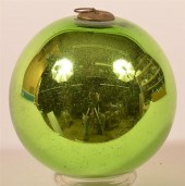 ANTIQUE BLOWN GLASS BALL FORM