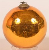 ANTIQUE BLOWN GLASS BALL FORM