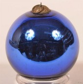 ANTIQUE BLOWN GLASS BALL FORM