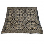 ANTIQUE BLUE AND WHITE JACQUAR
