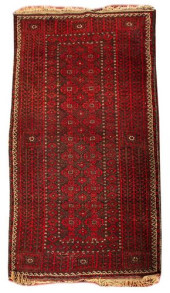 ANTIQUE BOKHARA WOOL RUG, 6&#0
