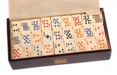 ANTIQUE BONE MAHJONG PLAYING C
