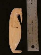 ANTIQUE BONE WALRUS FIGURE19th