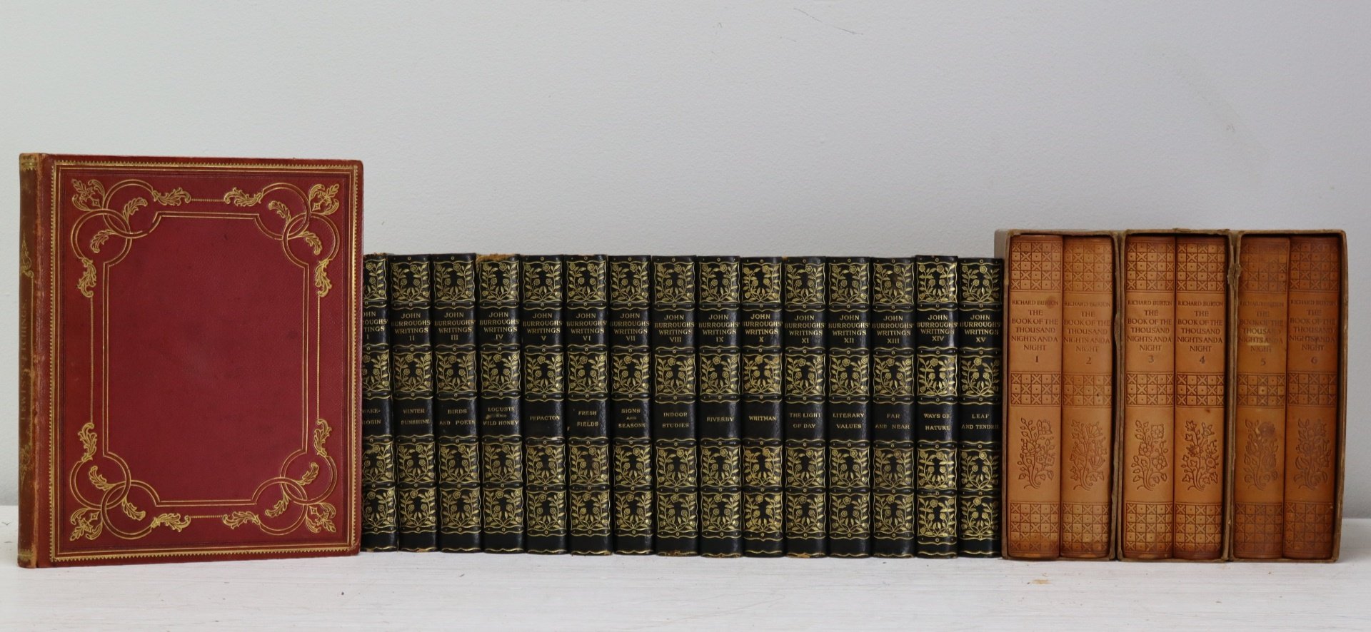 ANTIQUE BOOK GROUPING INCLUDING