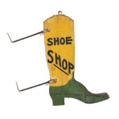 ANTIQUE BOOT FORM SHOE SHOP SI