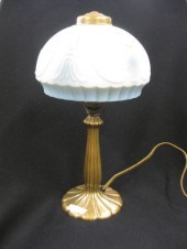 Antique Boudoir Lamp satin sha