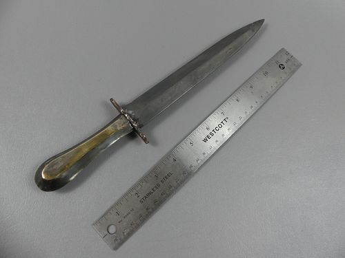 ANTIQUE BOWIE KNIFE STAMPED PAOld