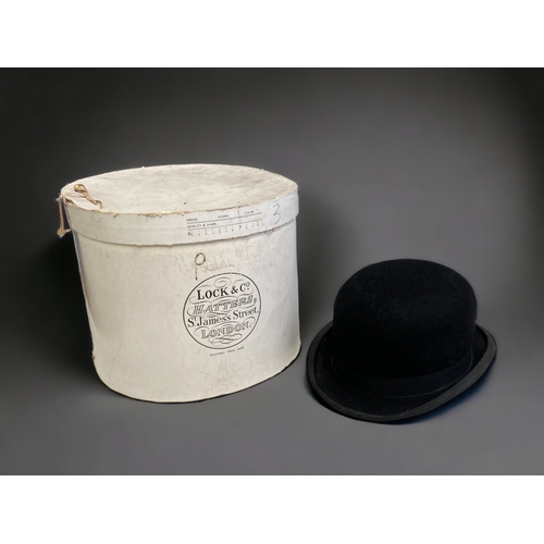 ANTIQUE BOXED LOCK & CO MENS BOWLER