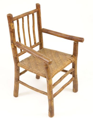 ANTIQUE BRANDED INDIANA HICKORY