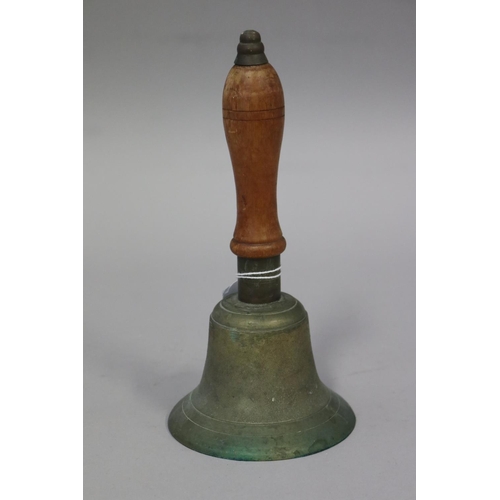 Antique brass and wooden handle