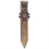 ANTIQUE BRASS BOOKMARKDESCRIPT