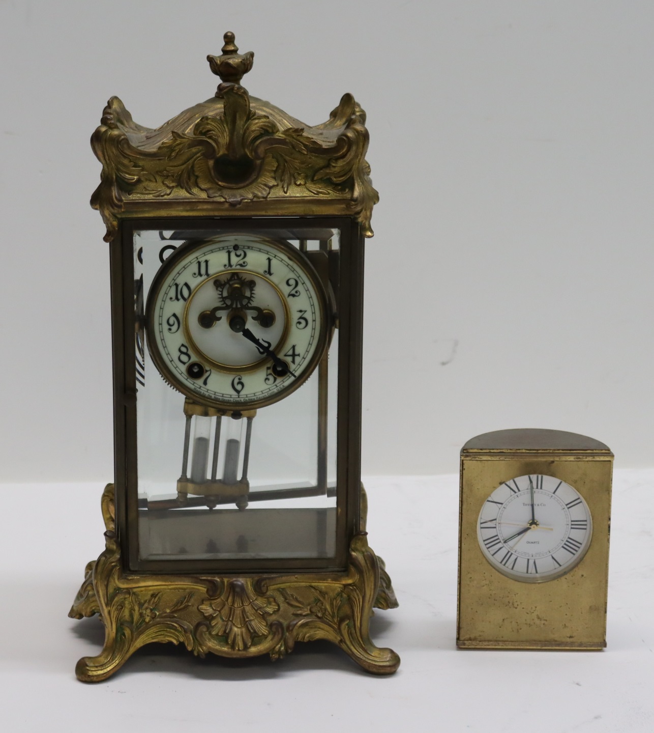 ANTIQUE BRASS CARRIAGE CLOCK
