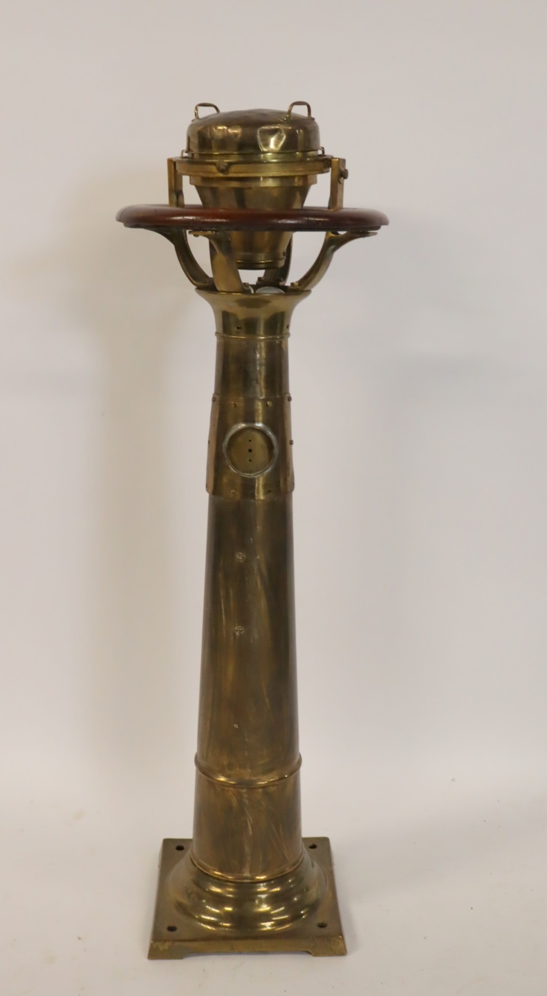 ANTIQUE BRASS SHIPS BINNACLE AS /