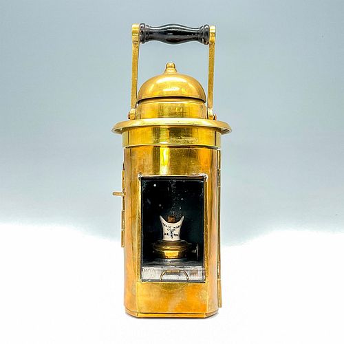 ANTIQUE BRASS SHIPS BINNACLE OIL