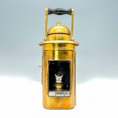 ANTIQUE BRASS SHIPS BINNACLE O