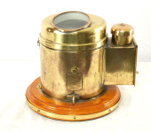 ANTIQUE BRASS SHIP'S COMPASS A