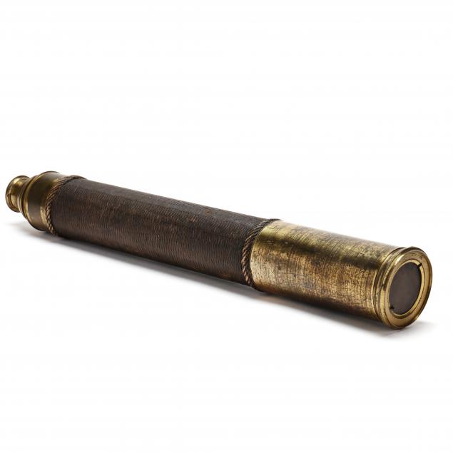 ANTIQUE BRASS SPYGLASS Late 19th