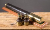 ANTIQUE BRASS SPYGLASS TELESCO