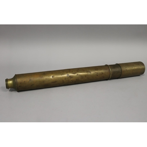Antique brass telescope, in very